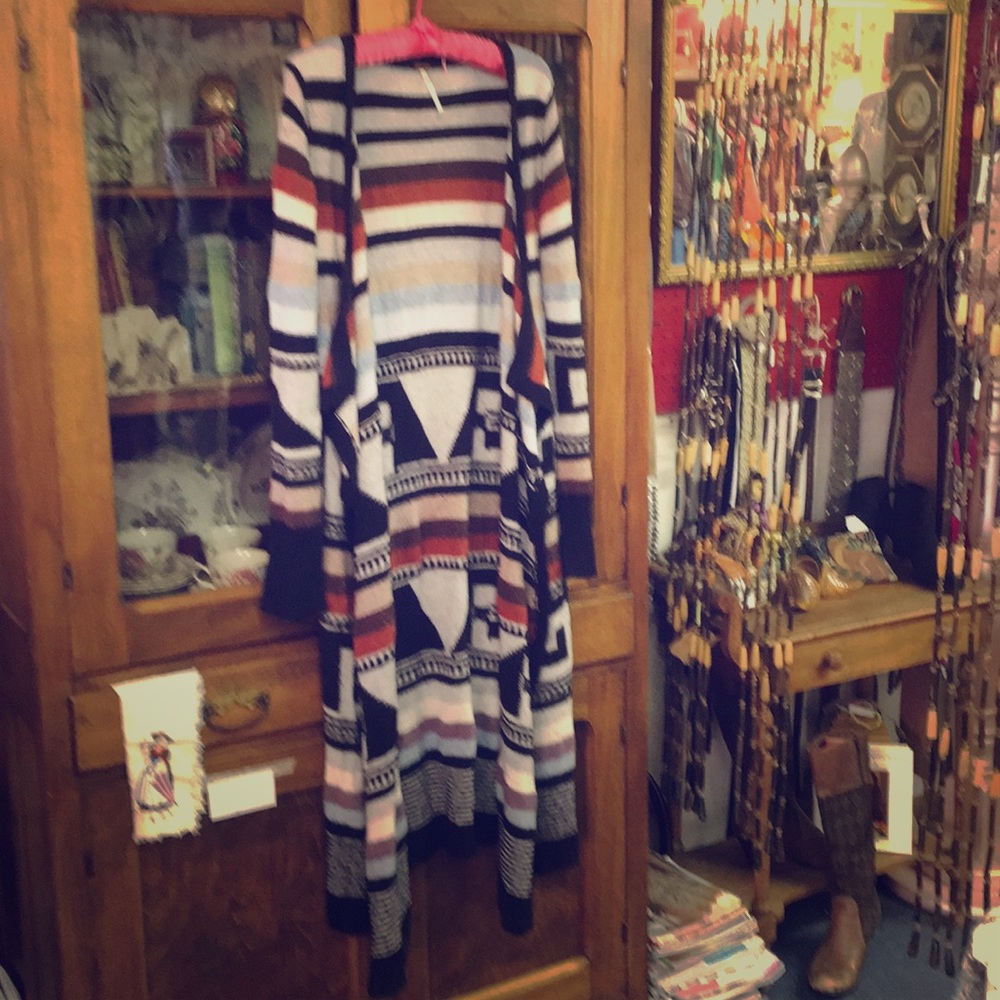 Long free people sweater